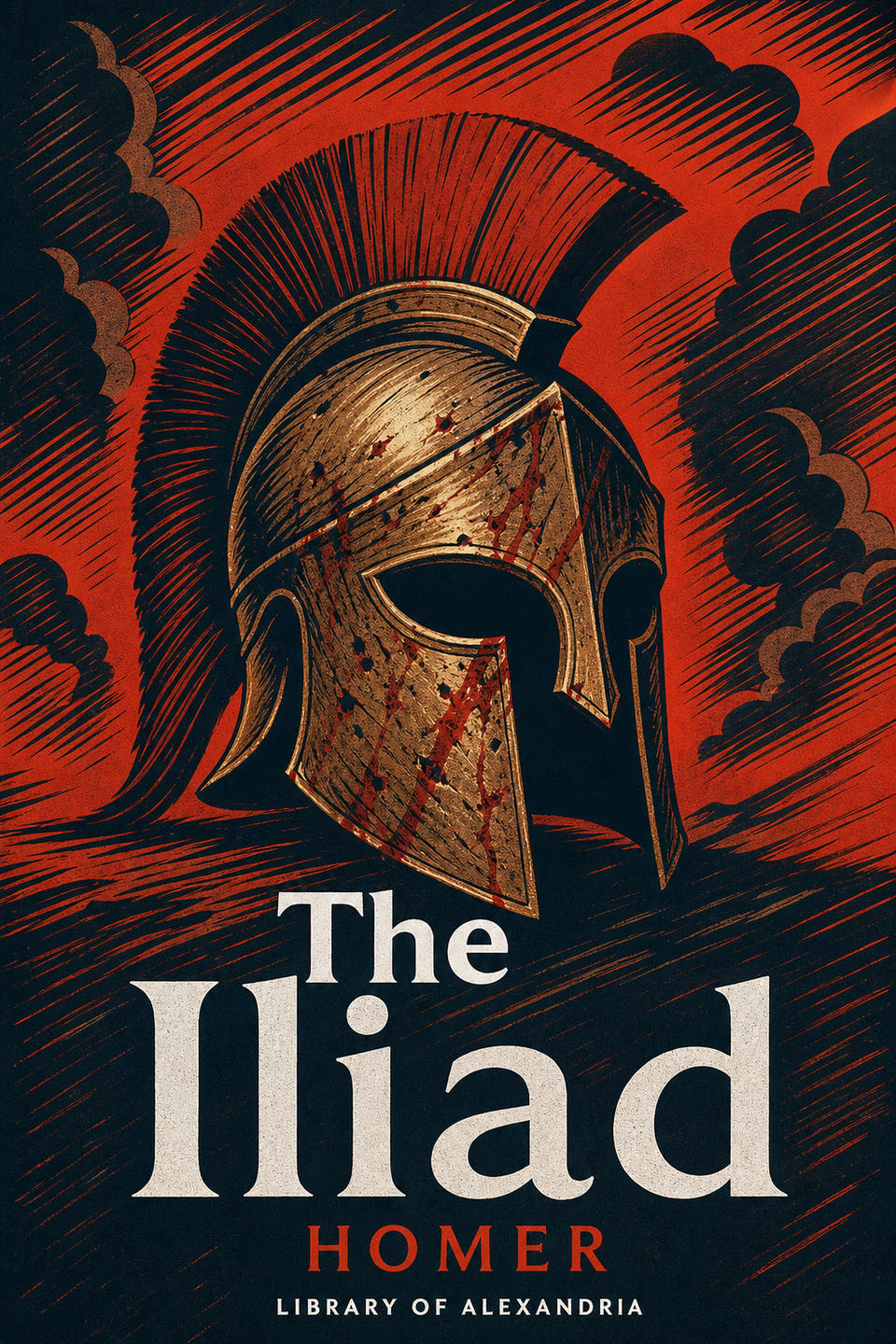 The Iliad by Homer, the cover