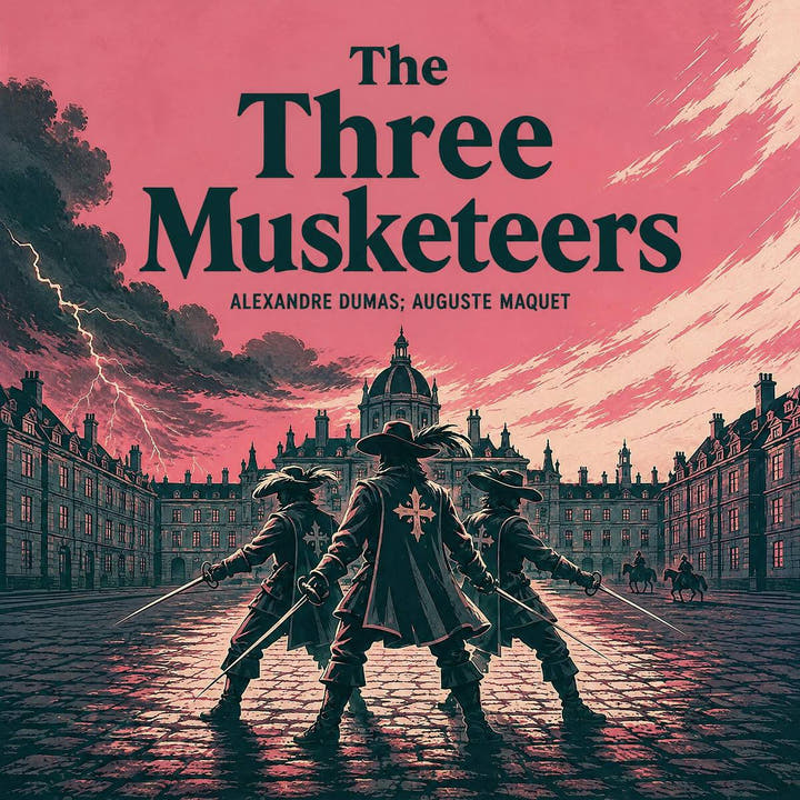 The Three Musketeers, the audiobook cover