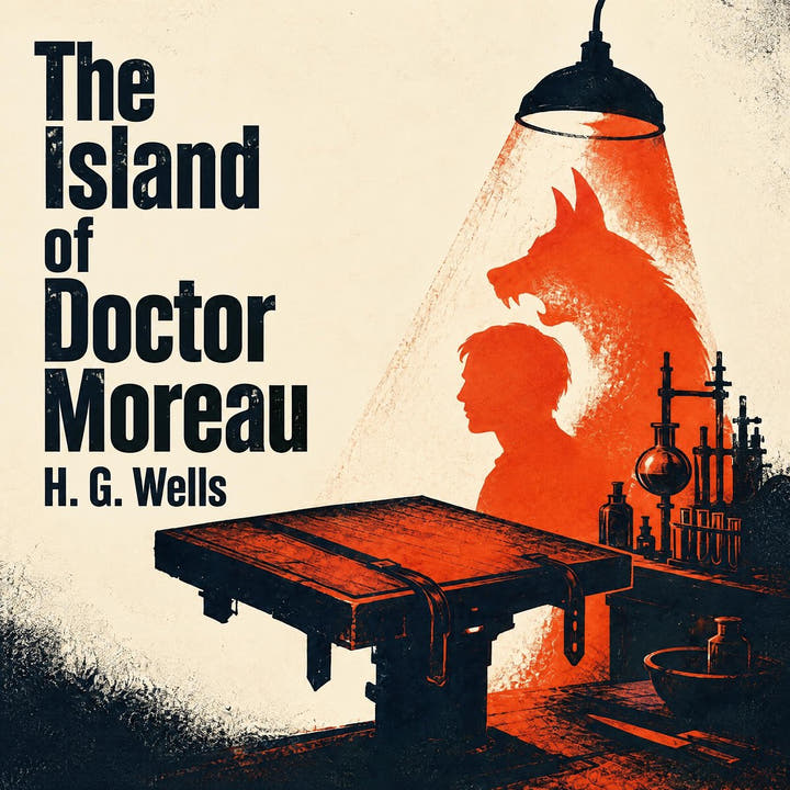 The Island of Doctor Moreau, the audiobook cover