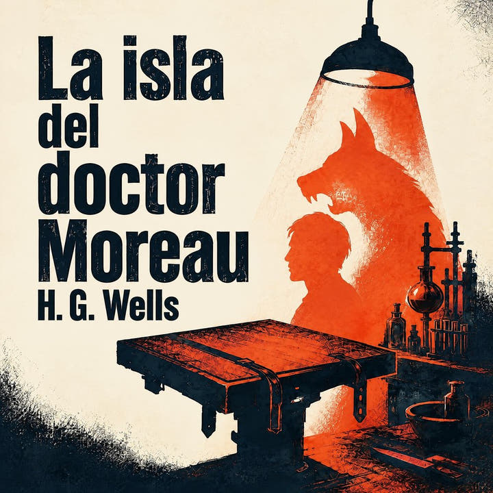 The Island of Doctor Moreau, the audiobook cover