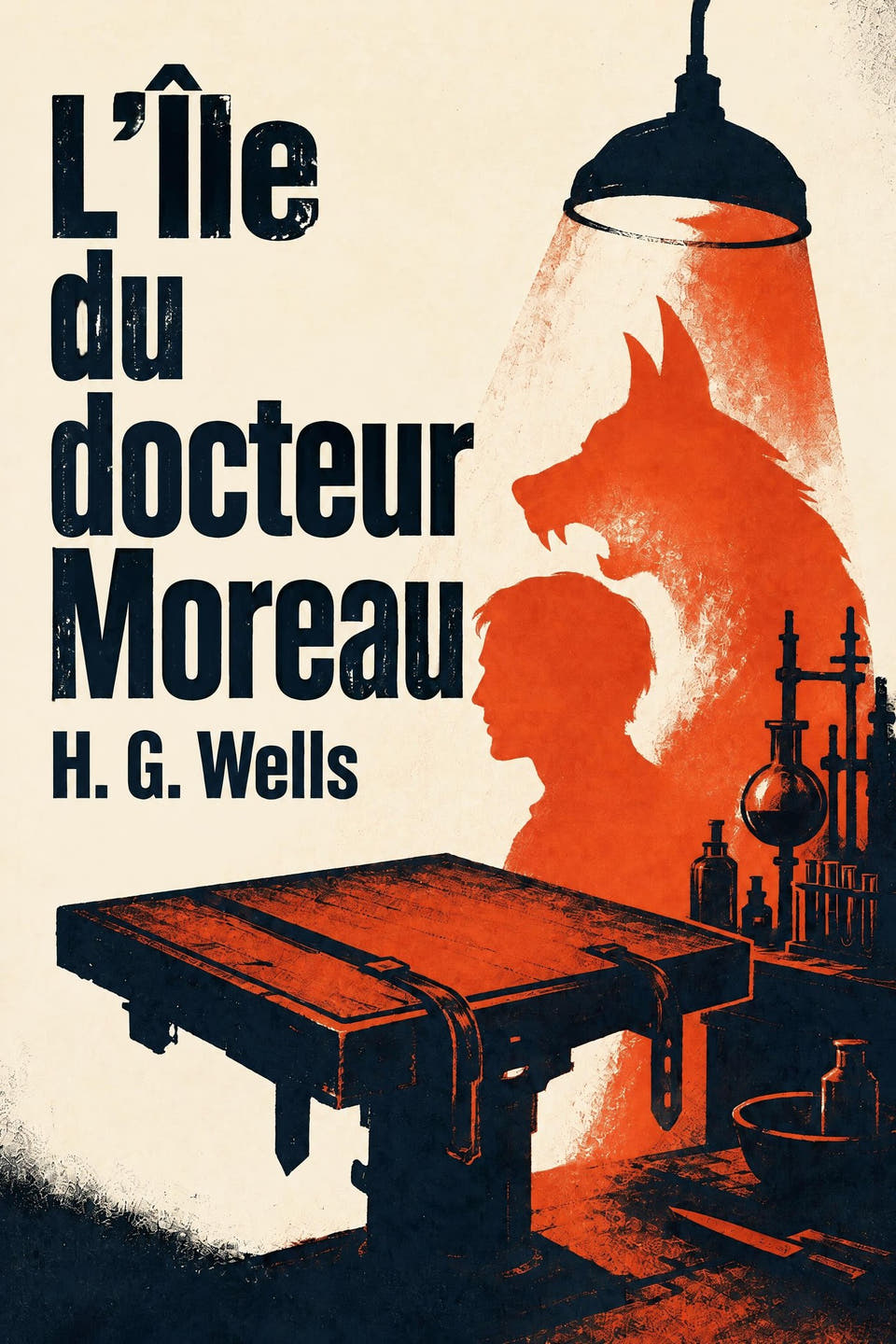 The Island of Doctor Moreau by H. G. Wells, the cover