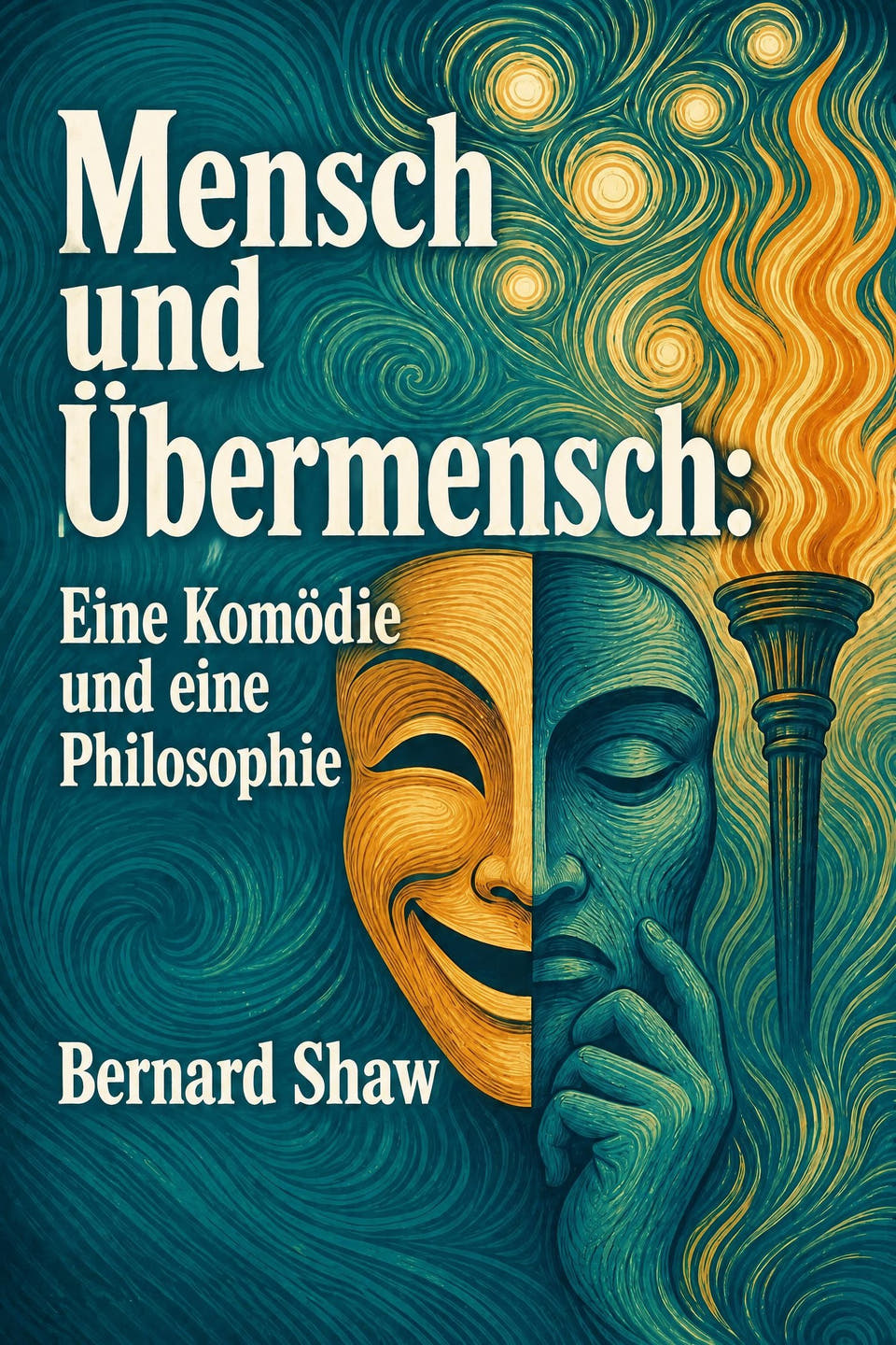 Mensch und Übermensch: Eine Komödie und eine Philosophie by Bernard Shaw, the cover