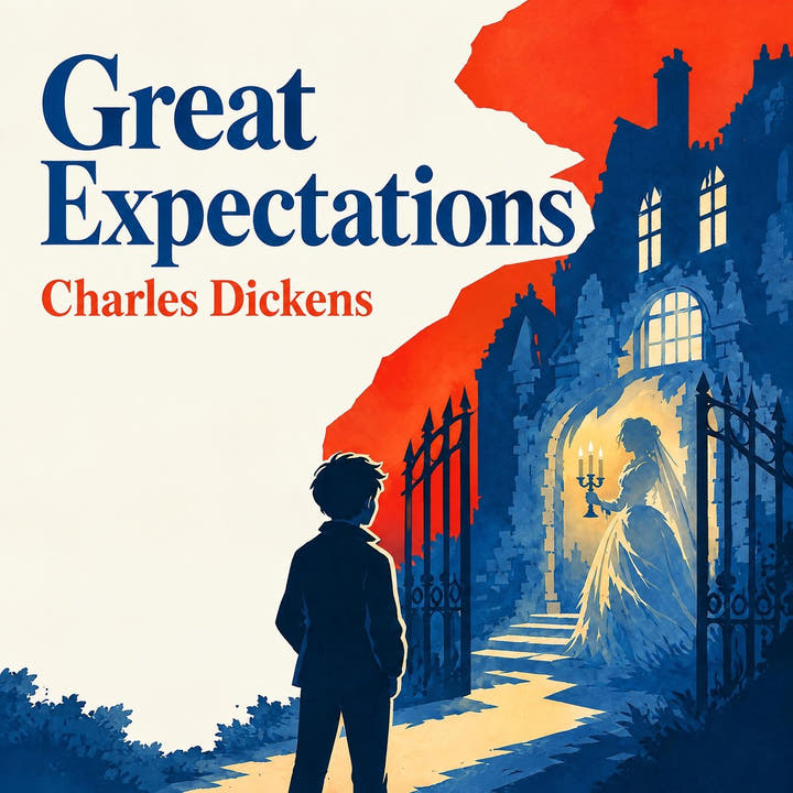 Great Expectations, the audiobook cover