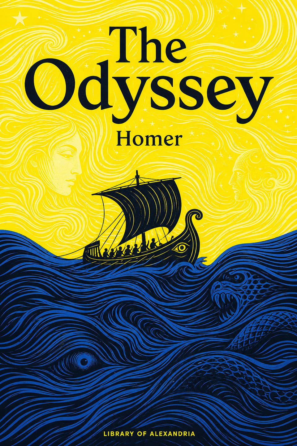 The Odyssey by Homer, the cover