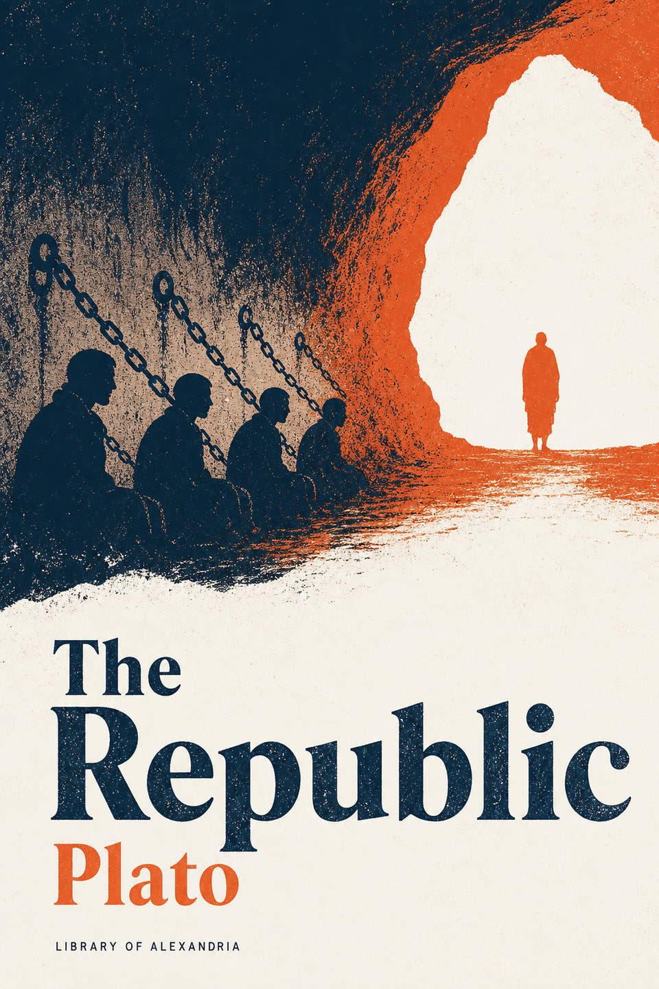 The Republic by Plato, the cover