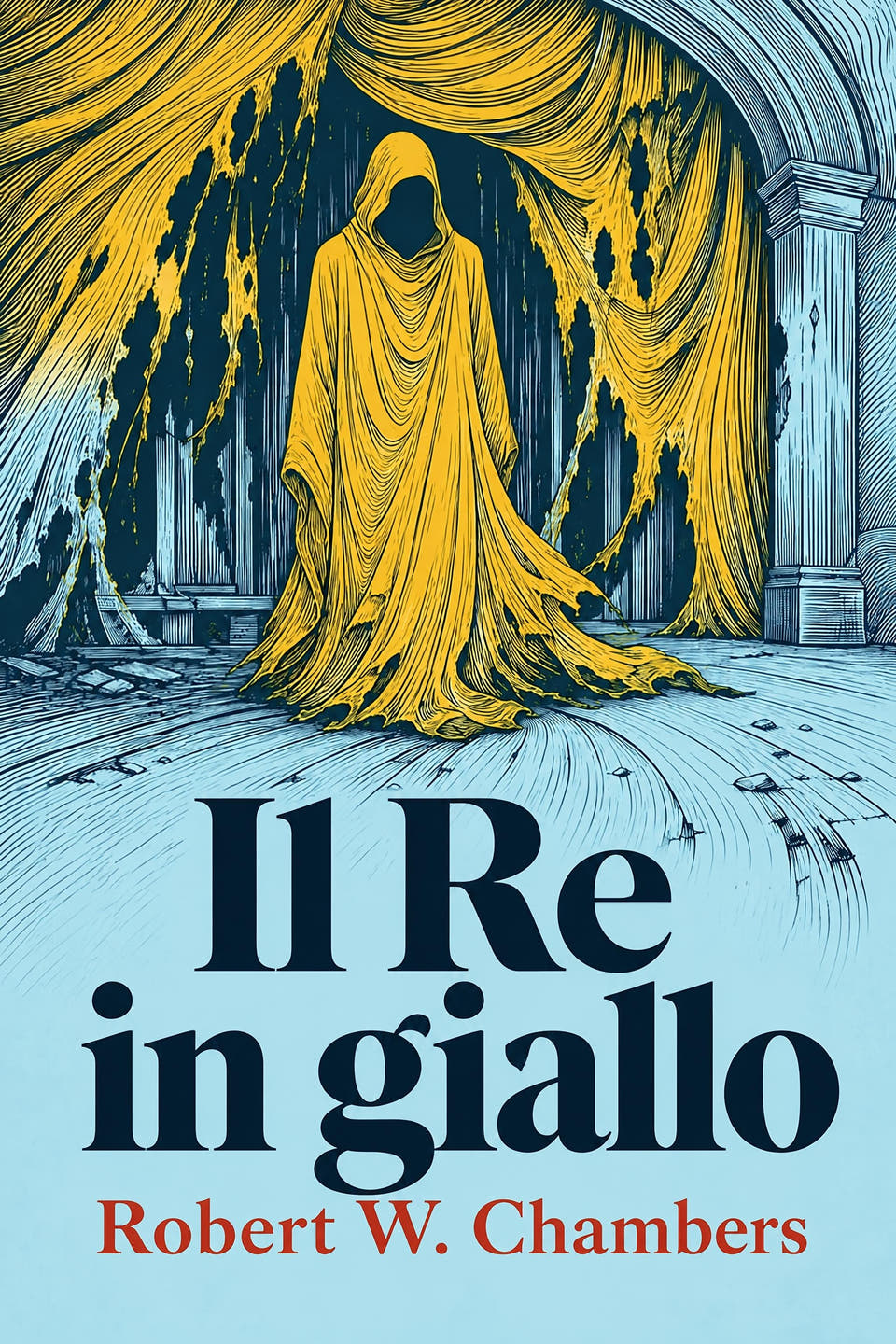The King in Yellow by Robert W. Chambers, the cover