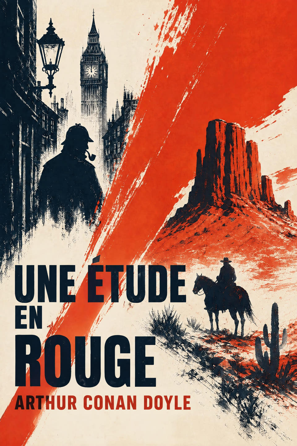 Une étude en rouge by Arthur Conan Doyle, the cover