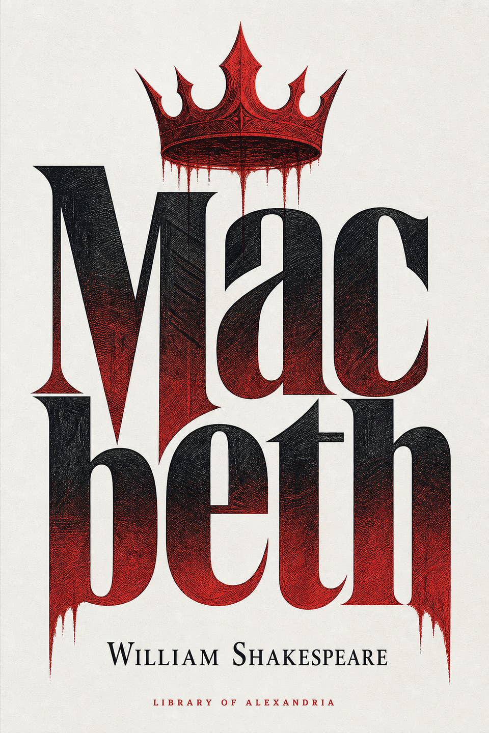 Macbeth by William Shakespeare, the cover