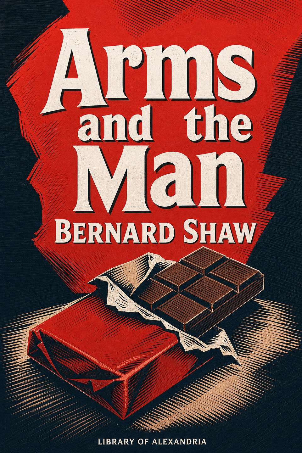 Arms and the Man by Bernard Shaw, the cover