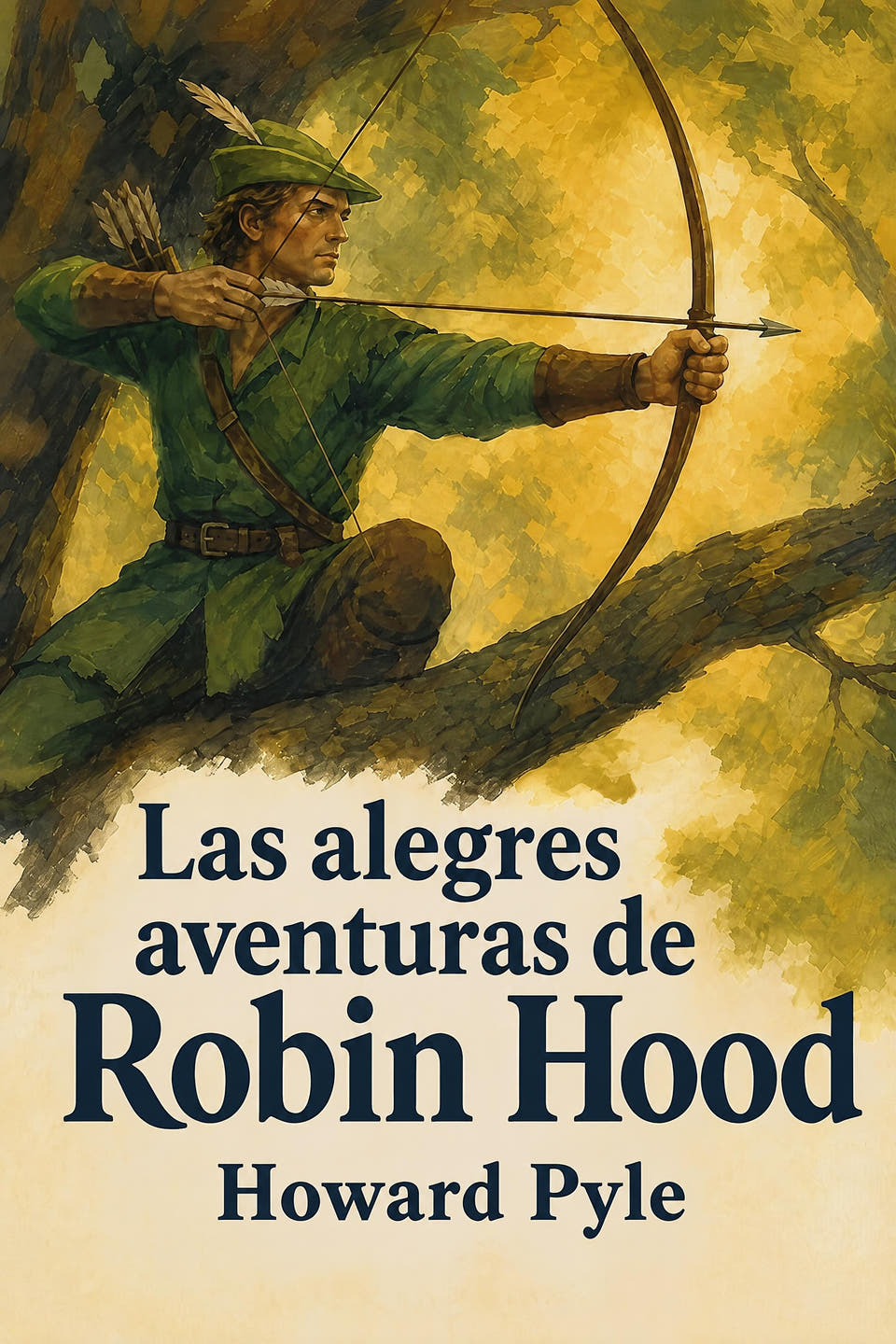 Las alegres aventuras de Robin Hood by Howard Pyle, the cover