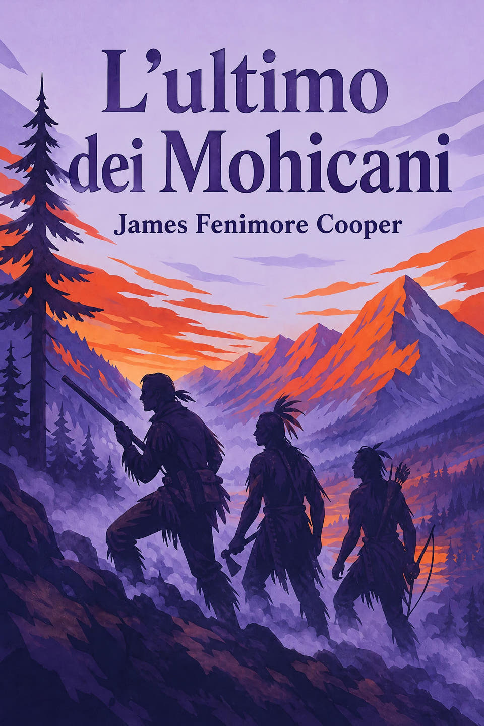 L’ultimo dei Mohicani by James Fenimore Cooper, the cover