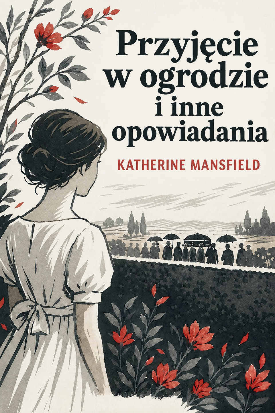 Przyjęcie w ogrodzie i inne opowiadania, autor: Katherine Mansfield — okładka