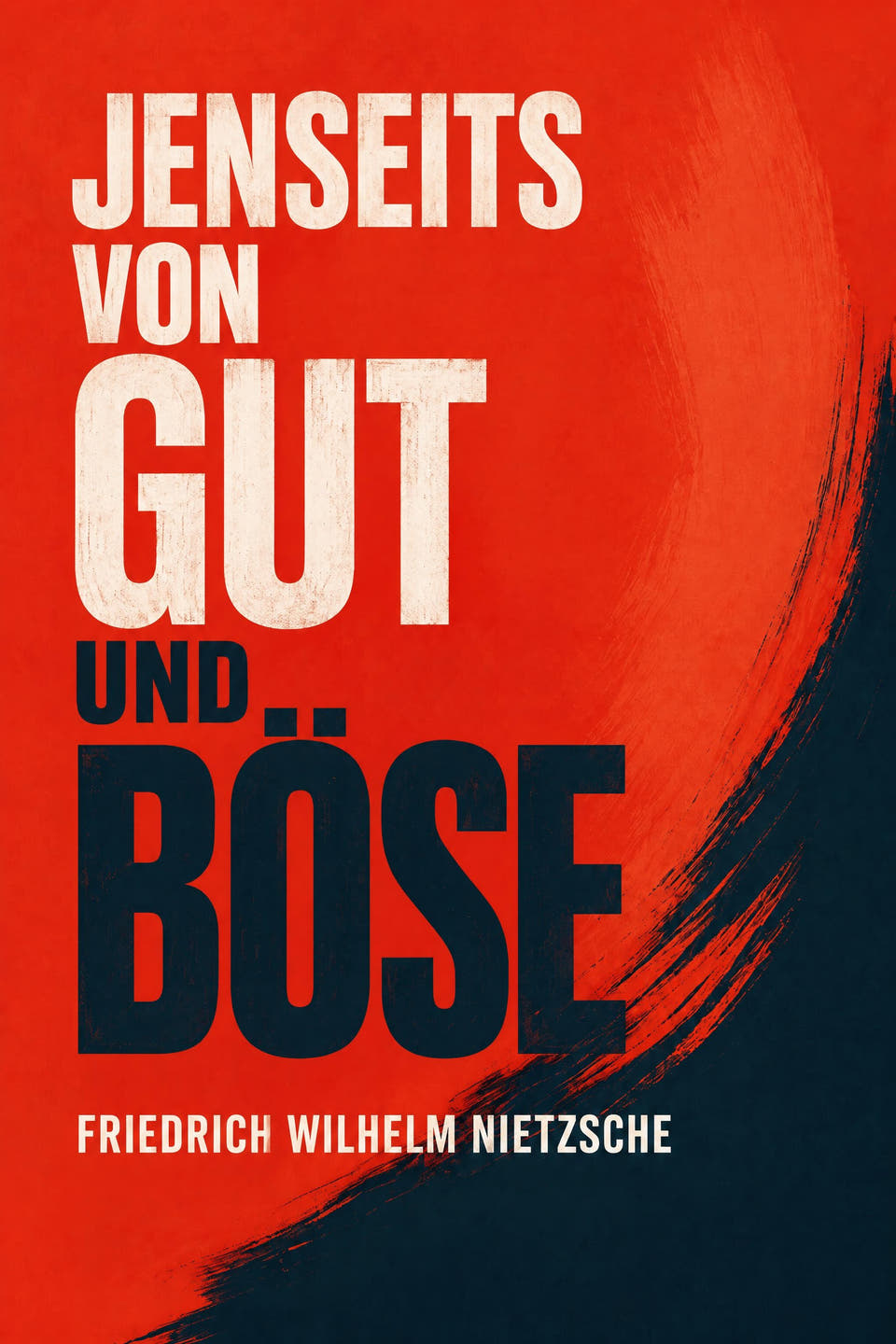 Jenseits von Gut und Böse by Friedrich Wilhelm Nietzsche, the cover