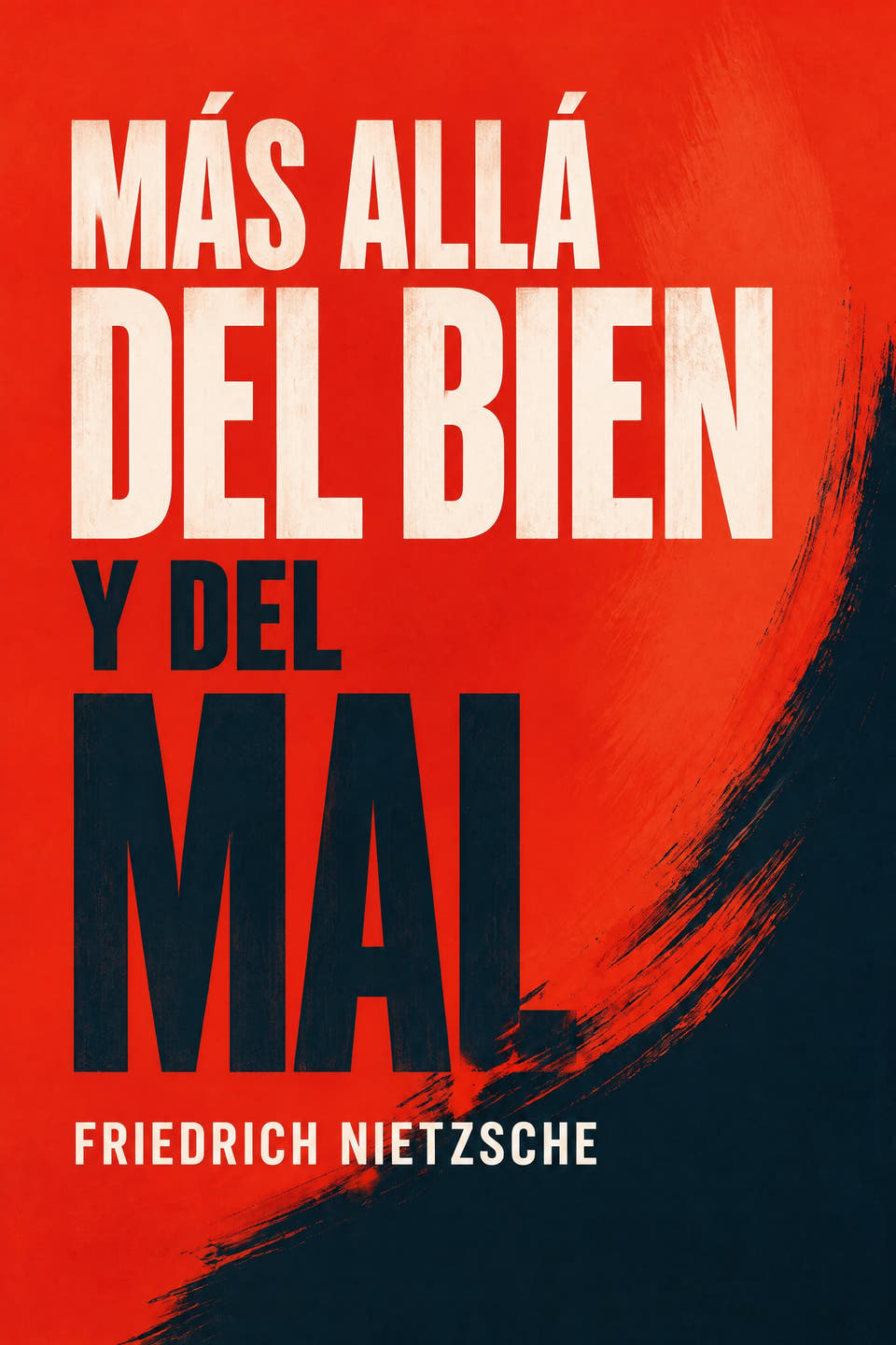 Más allá del bien y del mal by Friedrich Nietzsche, the cover