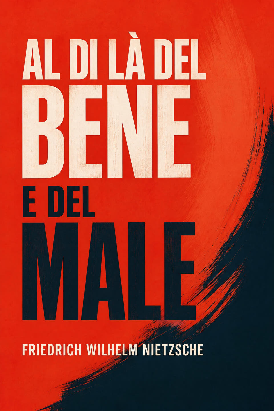 Al di là del bene e del male by Friedrich Wilhelm Nietzsche, the cover