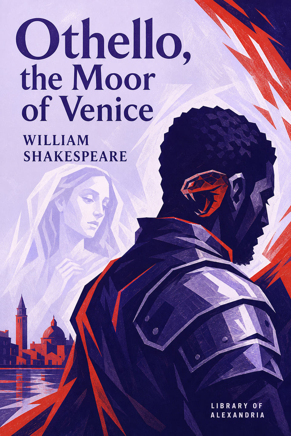 Othello, the Moor of Venice by William Shakespeare, the cover