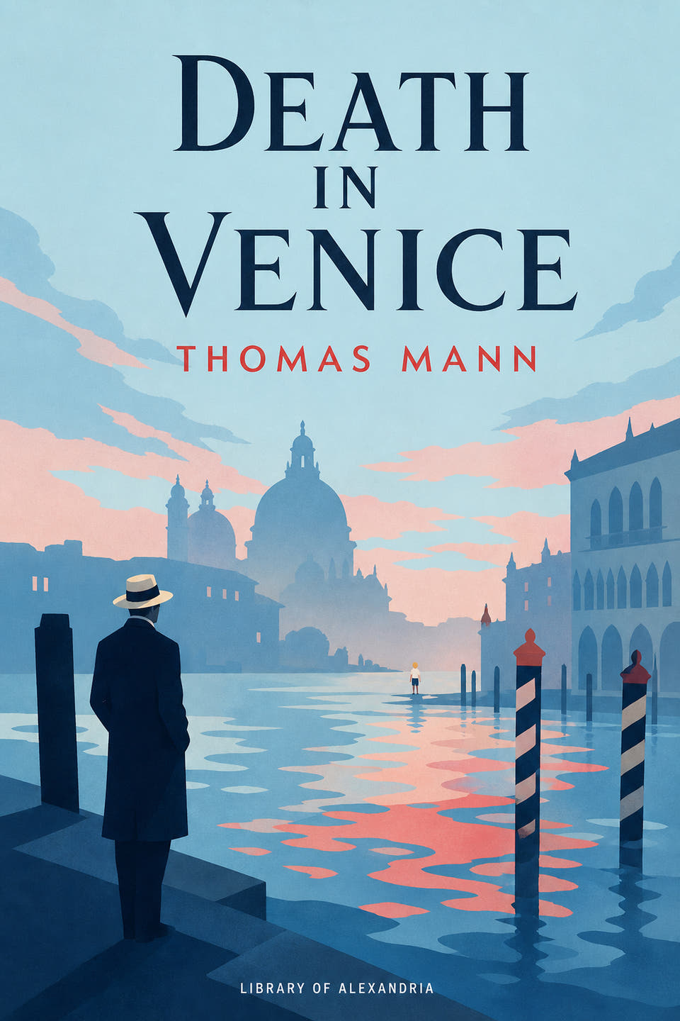 La muerte en Venecia by Thomas Mann, the cover