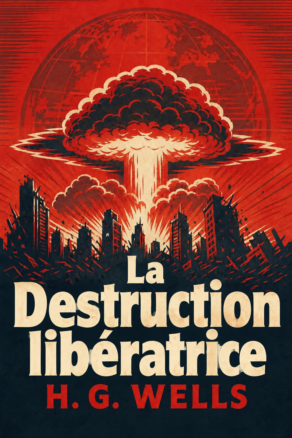 La Destruction libératrice by H. G. Wells, the cover