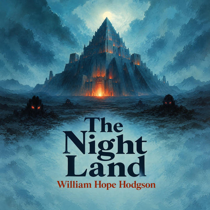 The Night Land, the audiobook cover