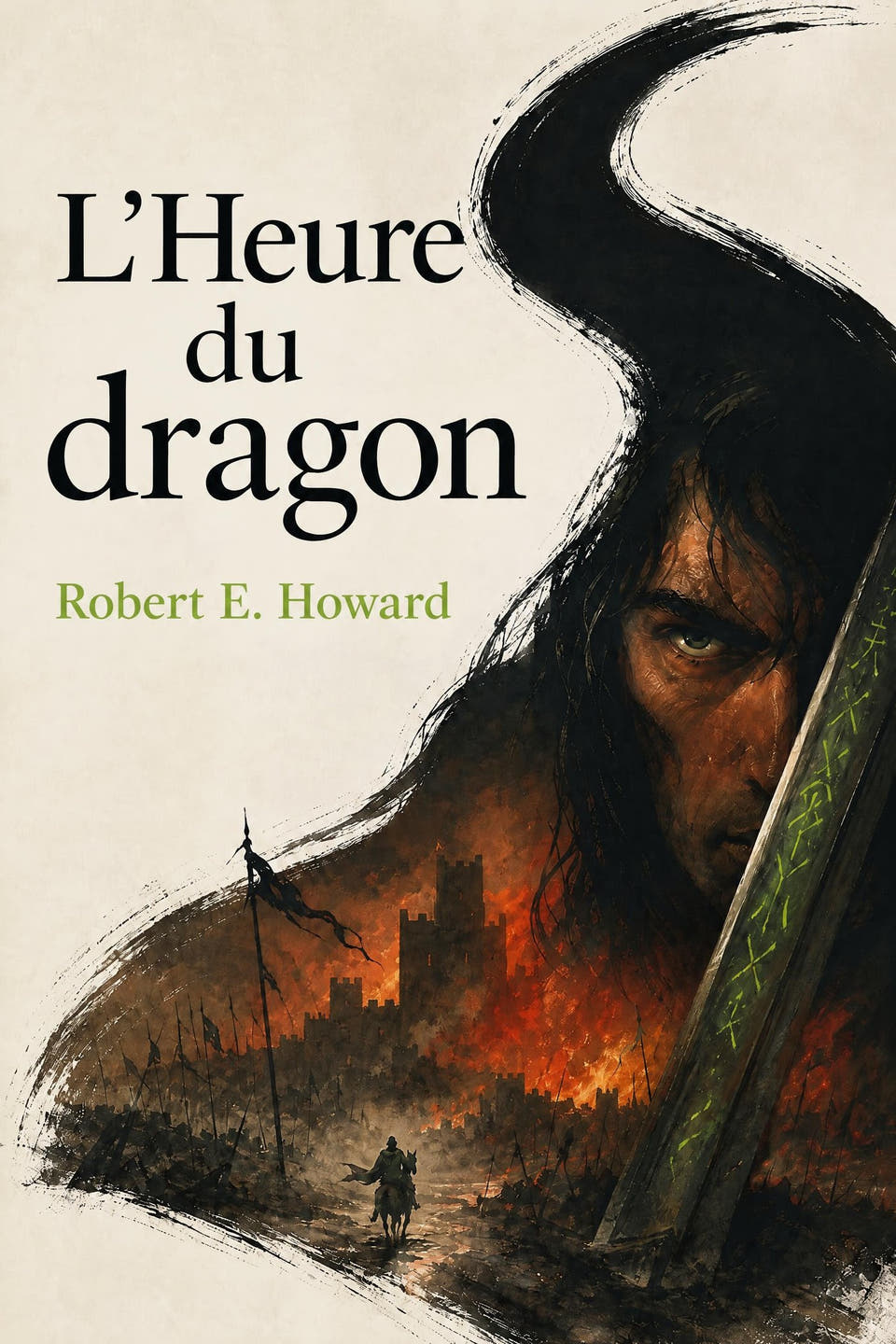 The Hour of the Dragon by Robert E. Howard, the cover