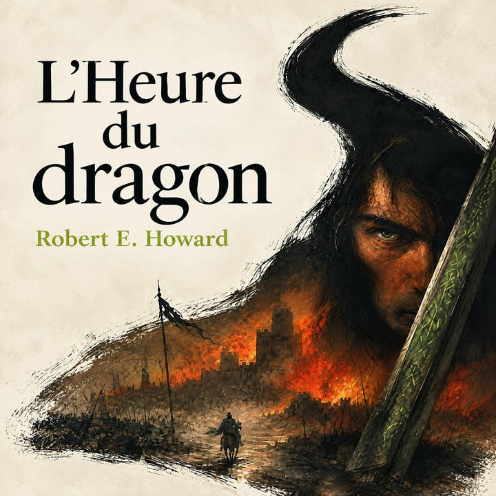 The Hour of the Dragon, the audiobook cover
