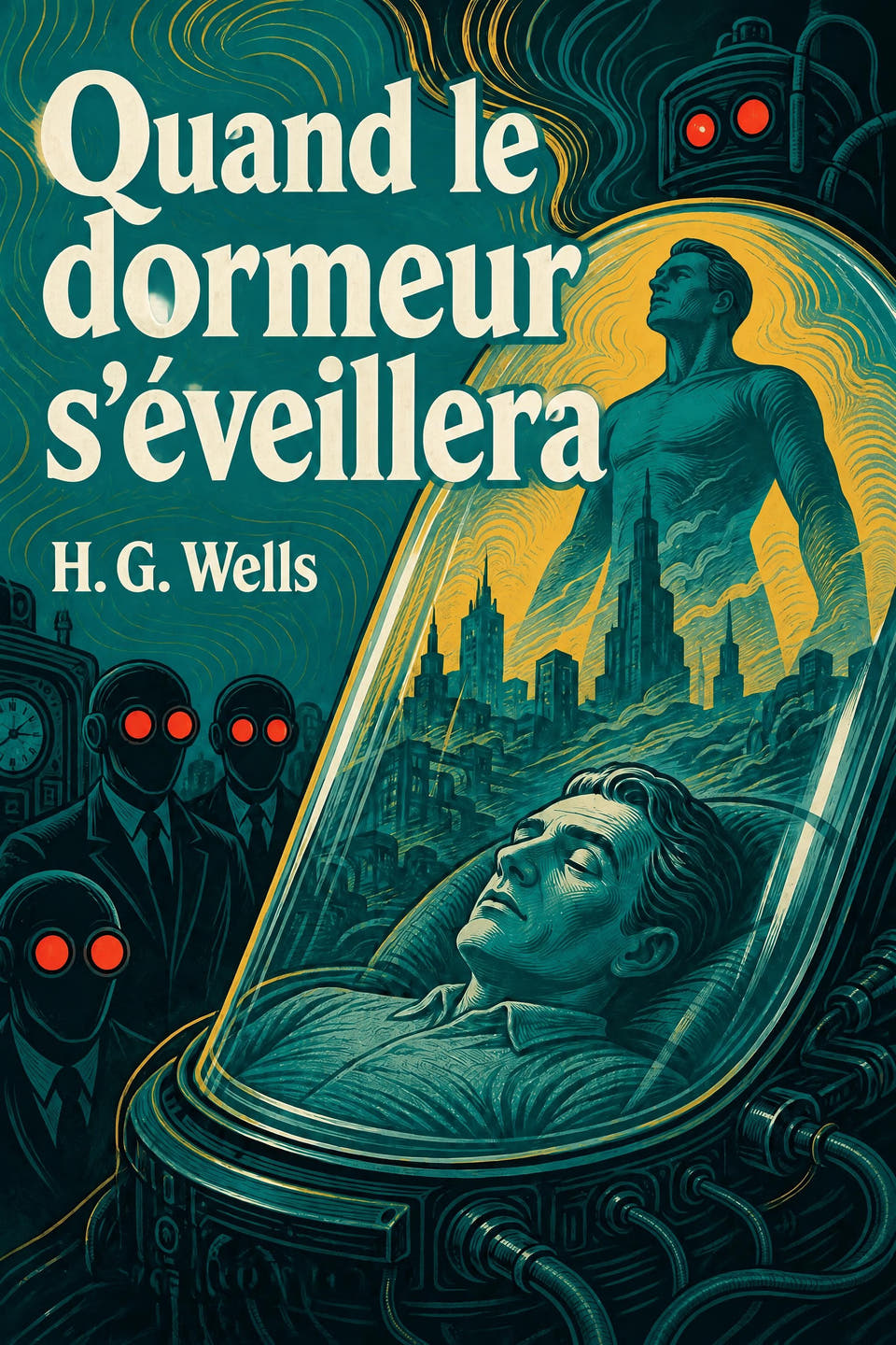 The Sleeper Awakes by H. G. Wells, the cover