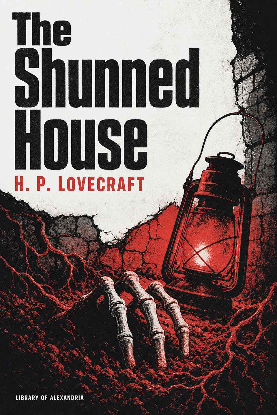 The Shunned House by H. P. Lovecraft, the cover