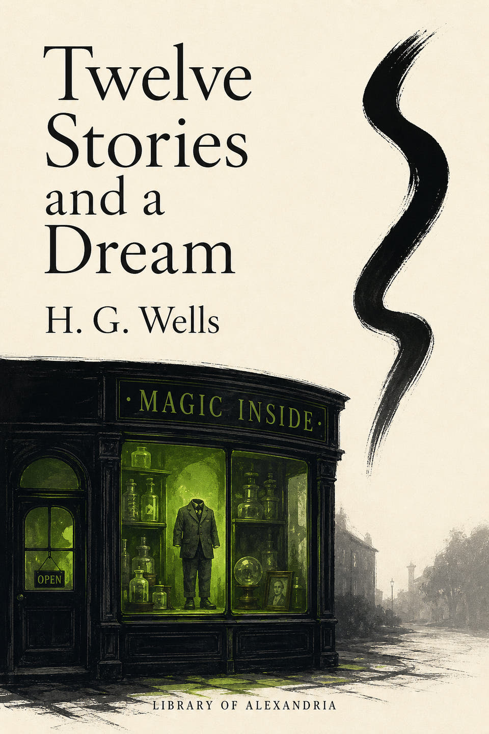 Twelve Stories and a Dream by H. G. Wells, the cover