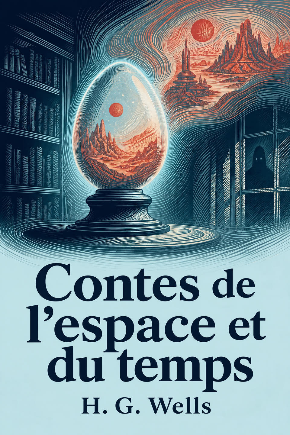 Contes de l’espace et du temps by H. G. Wells, the cover