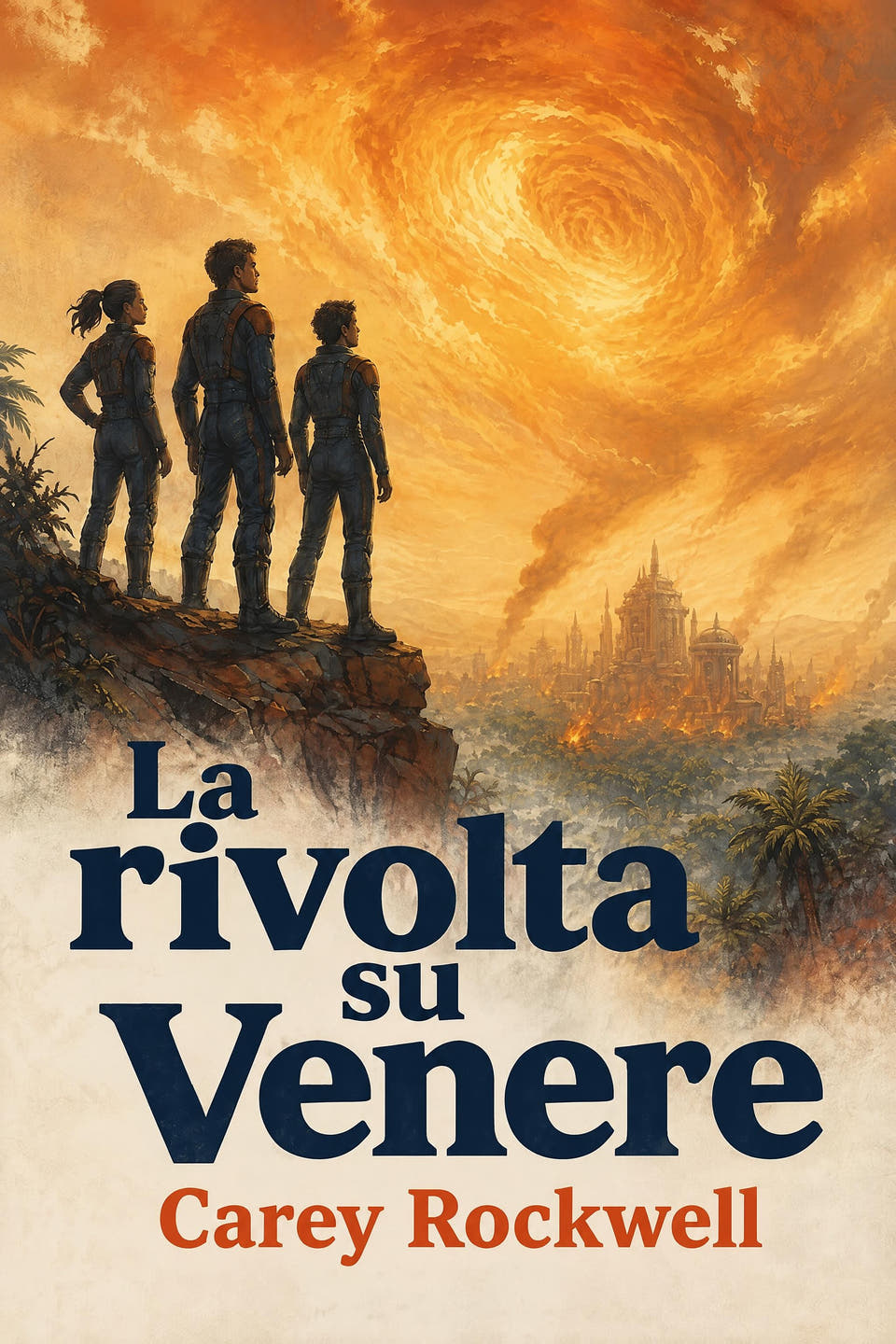 The Revolt on Venus by Carey Rockwell, the cover