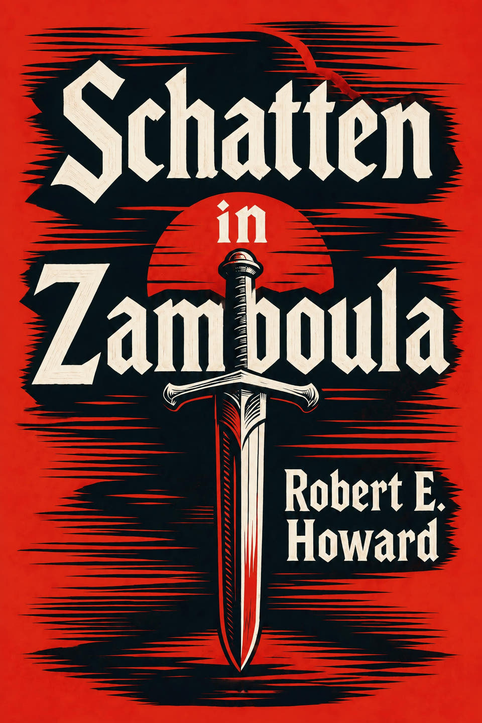 Schatten in Zamboula by Robert E. Howard, the cover