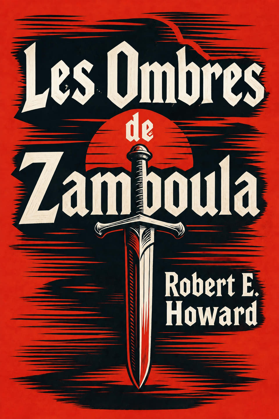 Les Ombres de Zamboula by Robert E. Howard, the cover