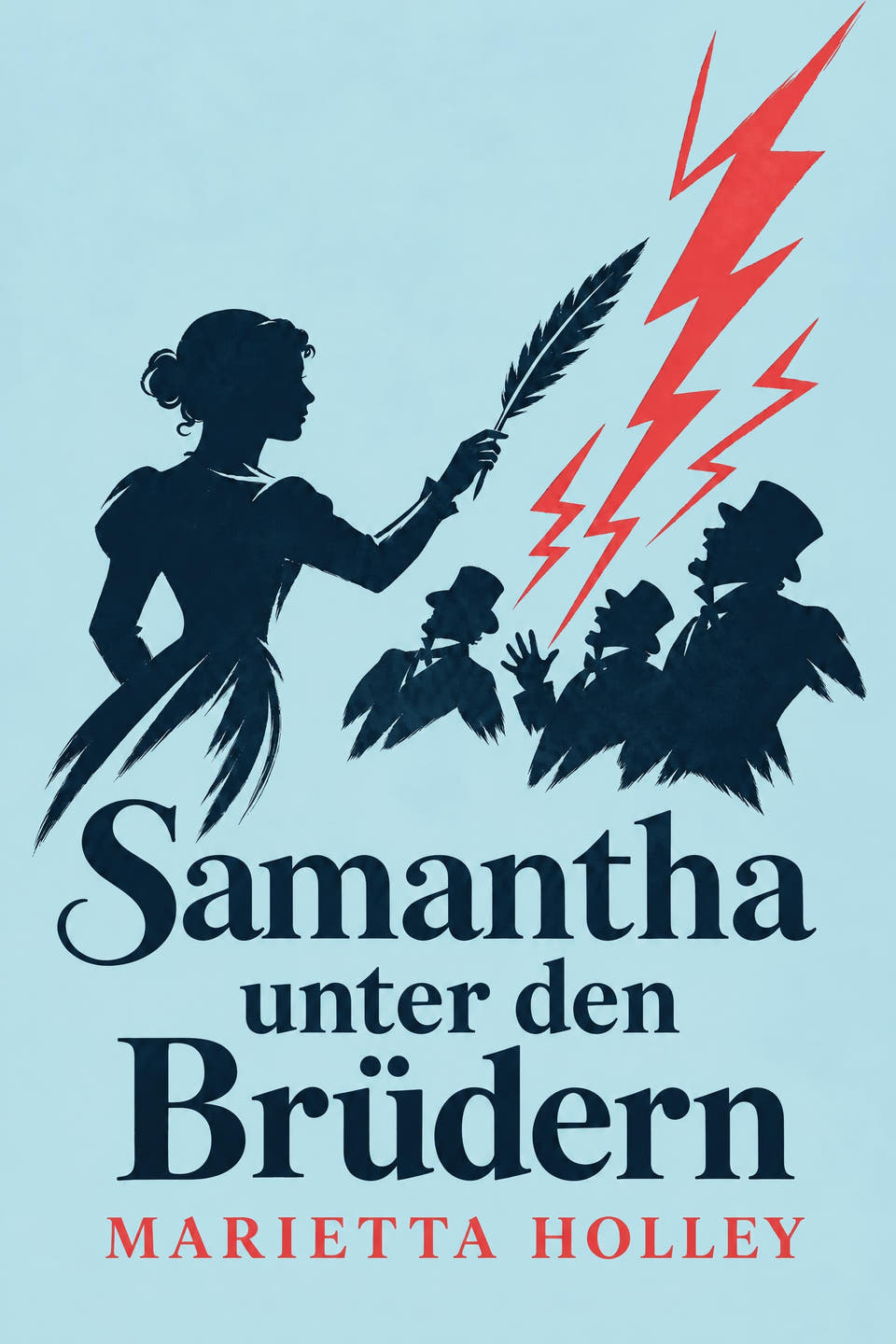 Samantha unter den Brüdern by Marietta Holley, the cover