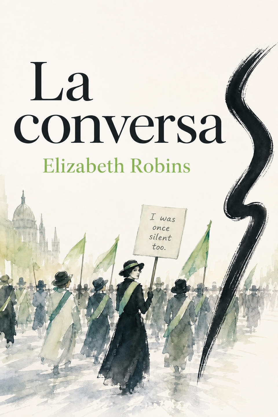 La conversa by Elizabeth Robins, the cover