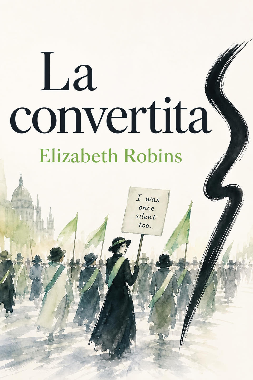 La convertita by Elizabeth Robins, the cover