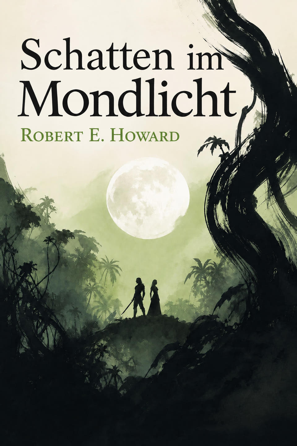 Schatten im Mondlicht by Robert E. Howard, the cover