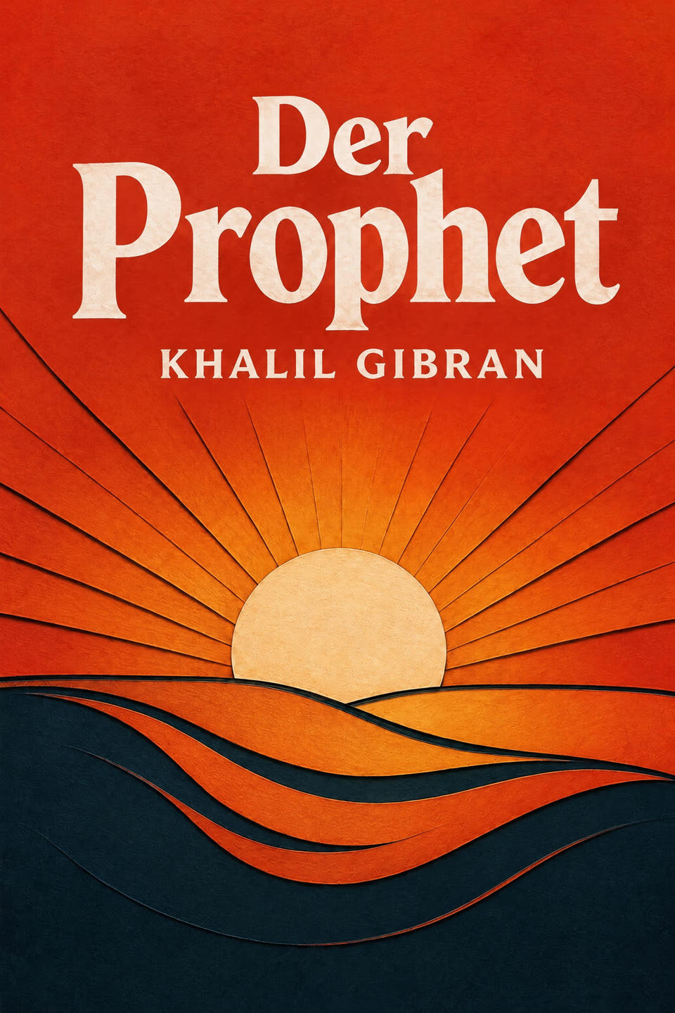 The Prophet by Kahlil Gibran, the cover