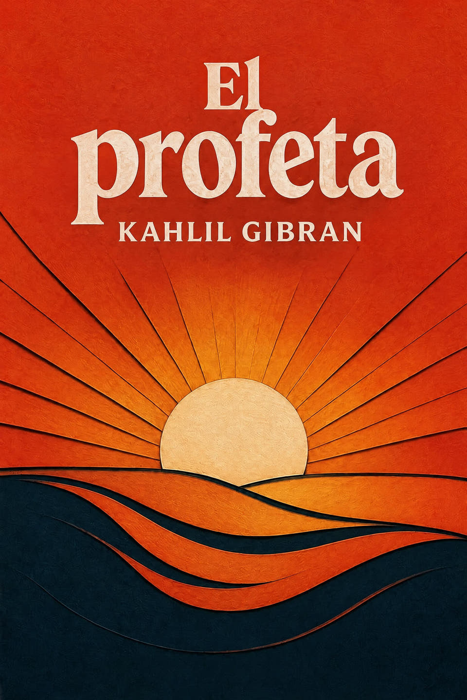 The Prophet by Kahlil Gibran, the cover