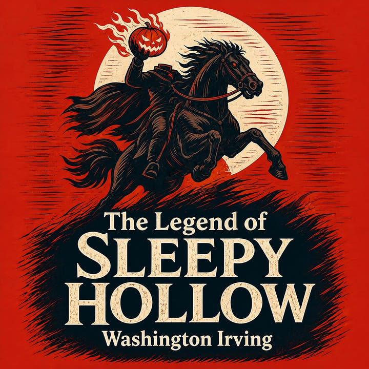 The Legend of Sleepy Hollow, the audiobook cover