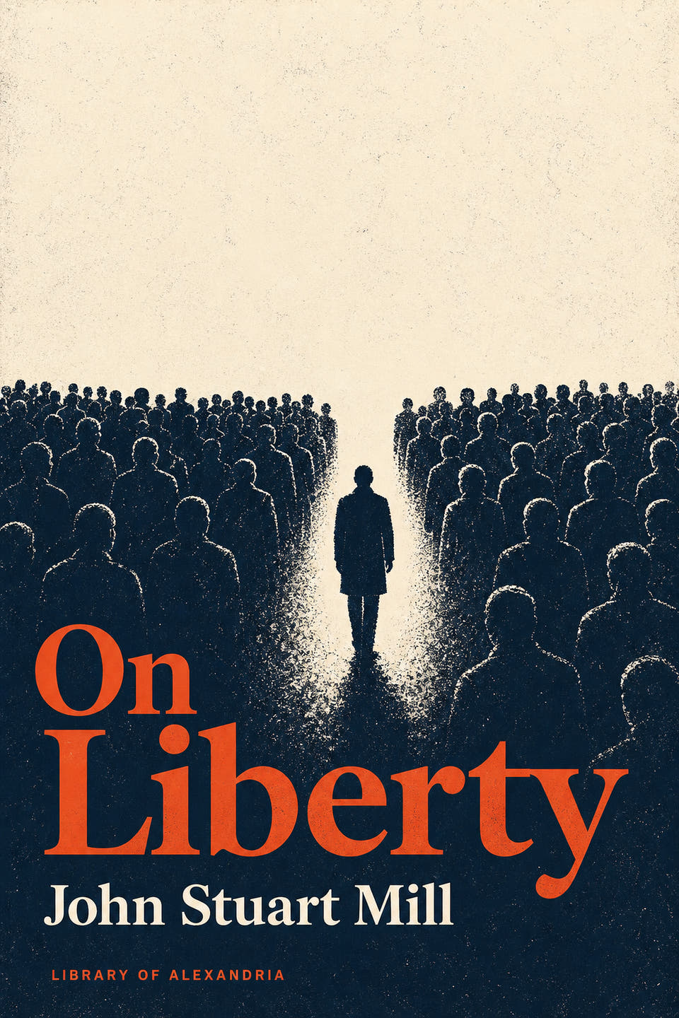 Sobre la libertad by John Stuart Mill, the cover