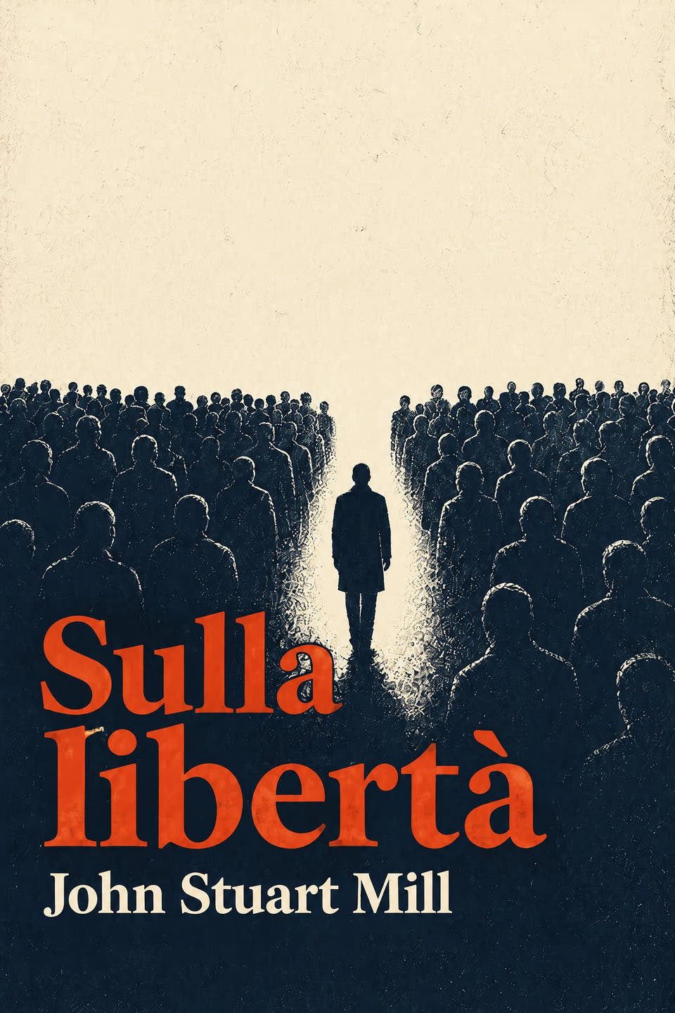 Sulla libertà by John Stuart Mill, the cover