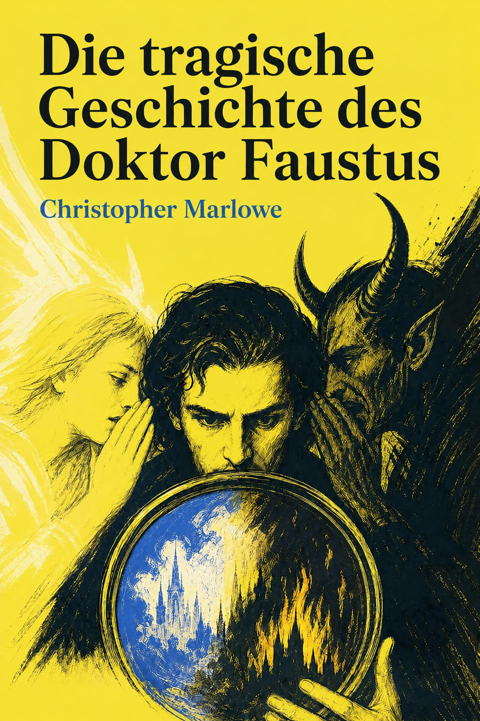Die tragische Geschichte des Doktor Faustus by Christopher Marlowe, the cover