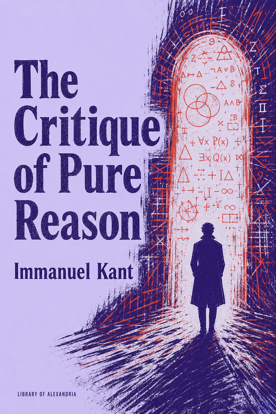 The Critique of Pure Reason by Immanuel Kant, the cover