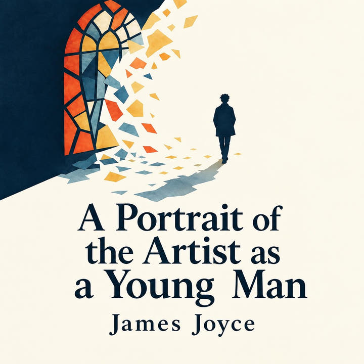 A Portrait of the Artist as a Young Man, the audiobook cover