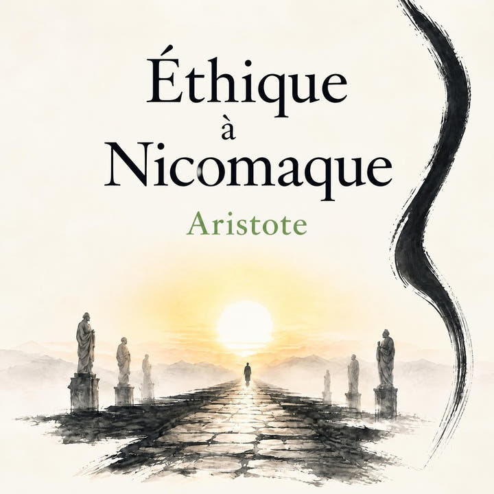 Éthique à Nicomaque, the audiobook cover