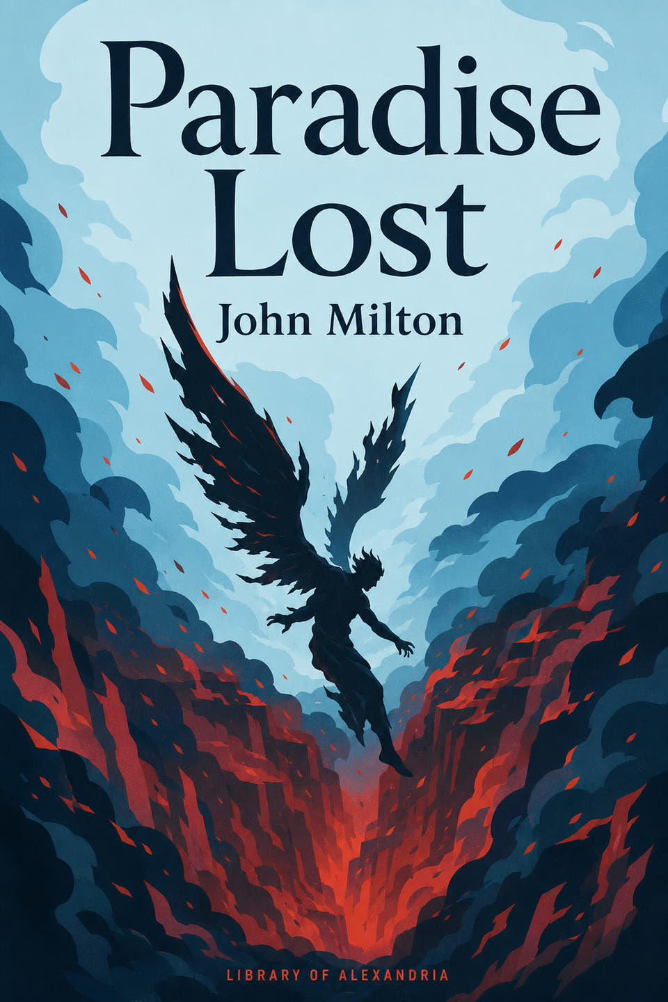 Paradise Lost by John Milton, the cover