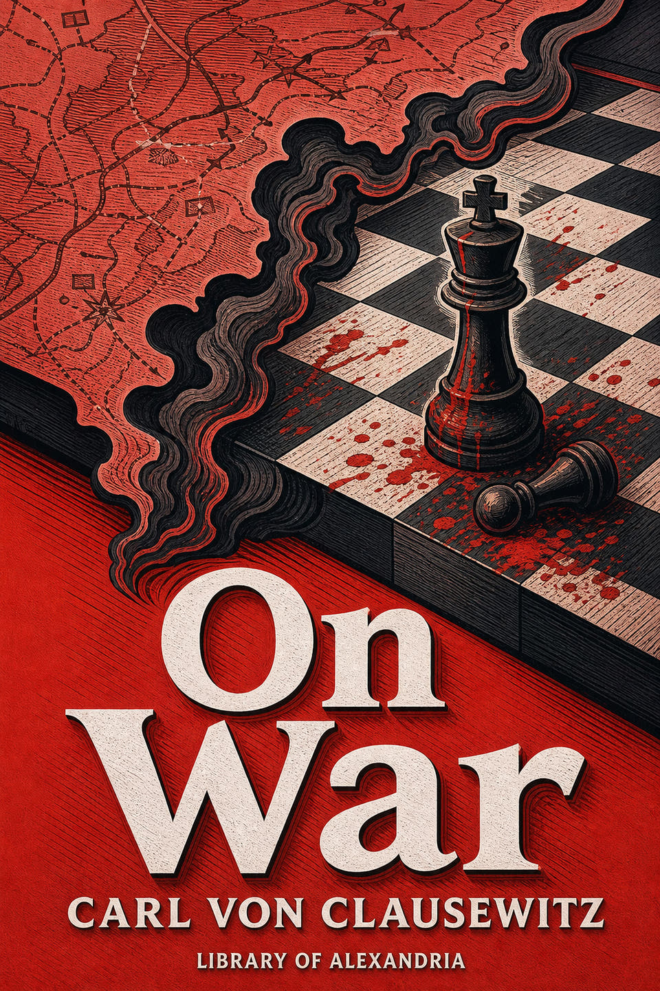 On War by Carl von Clausewitz, the cover