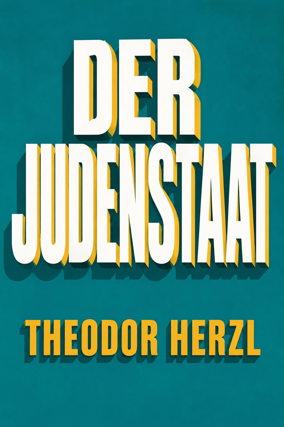 Der Judenstaat by Theodor Herzl, the cover
