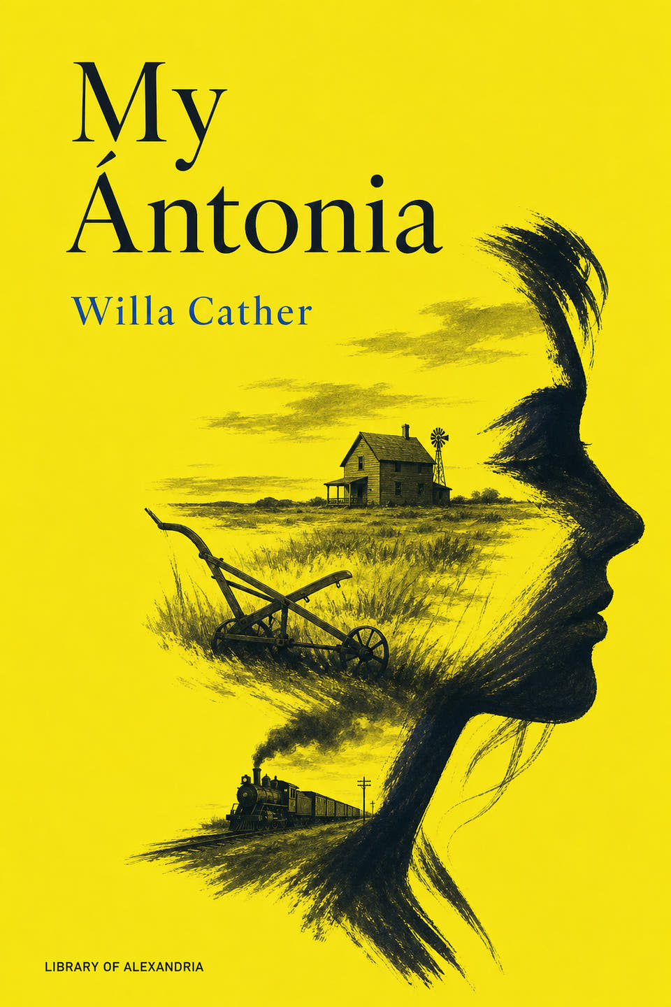 My Ántonia by Willa Cather, the cover