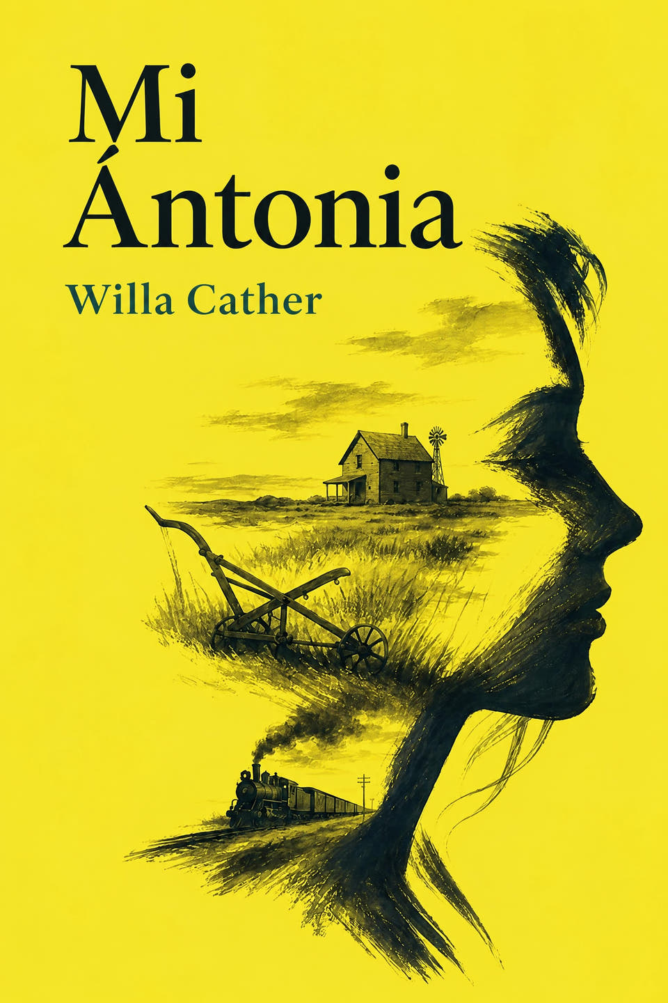 My Ántonia by Willa Cather, the cover